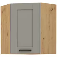 Szafka kuchenna LUNA CLAYGREY/ARTISAN 60X60 GN-72 2F (45°)