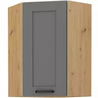 Szafka kuchenna LUNA DUSTGREY/ARTISAN 60X60 GN-90 1F (45°)