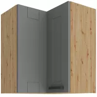 Szafka kuchenna LUNA DUSTGREY/ARTISAN 60X60 GN-72 2F (90°)