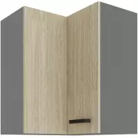 Szafka kuchenna SCANDI JODEŁKA/ANTRACYT 60X60 GN-72 2F (90°)