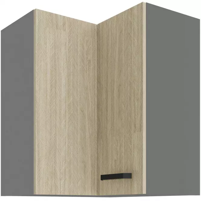 Szafka kuchenna SCANDI JODEŁKA/ANTRACYT 60X60 GN-72 2F (90°)
