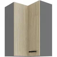 Szafka kuchenna SCANDI JODEŁKA/ANTRACYT 60X60 GN-90 2F (90°)