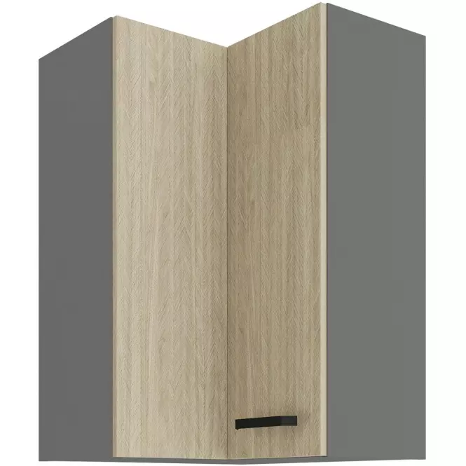 Szafka kuchenna SCANDI JODEŁKA/ANTRACYT 60X60 GN-90 2F (90°)