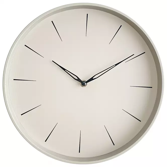 Zegar ścienny beżowy śr. 30cm