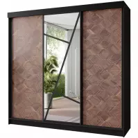 Szafa Vena 250 czarny + art deco