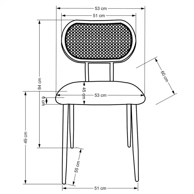 Krzesło K503 zielony
