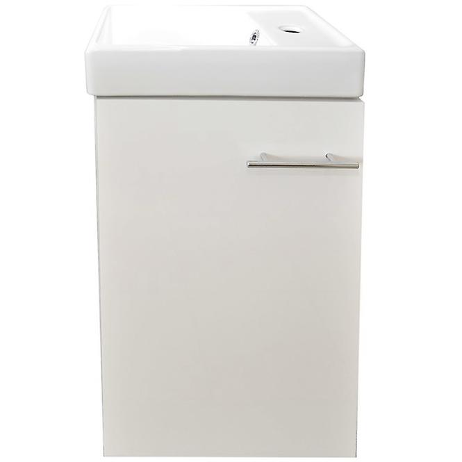 Zestaw szafka z umywalką Smart D40 1D0S biały