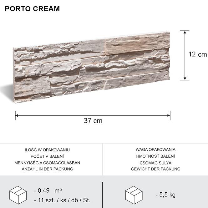 Kamień Gipsowy Porto Cream