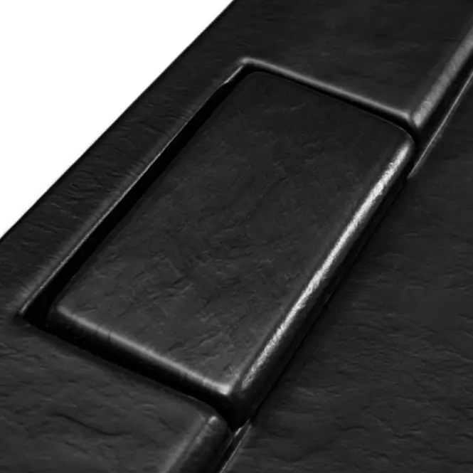 Brodzik prostokątny Axim Ultraslim Stone Effect New 100x80 czarny