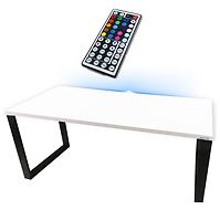 Biurko Gamingowe Low Loft Białe 120x60x2.8 Model 1