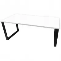 Biurko Gamingowe Top Loft Białe 136x66x2.8 Model 0