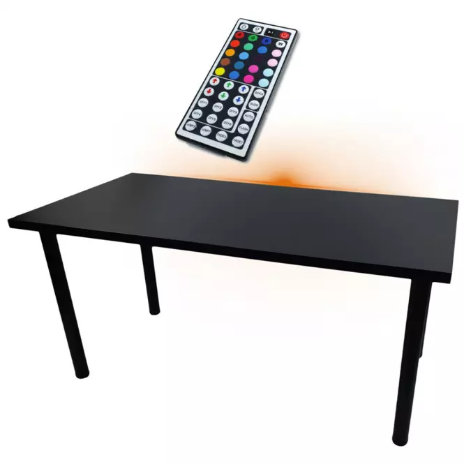 Biurko Gamingowe Low Loft Czarne 136x66x2.8 Model 1