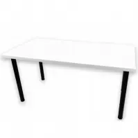 Biurko Gamingowe Low Loft Białe 136x66x2.8 Model 0
