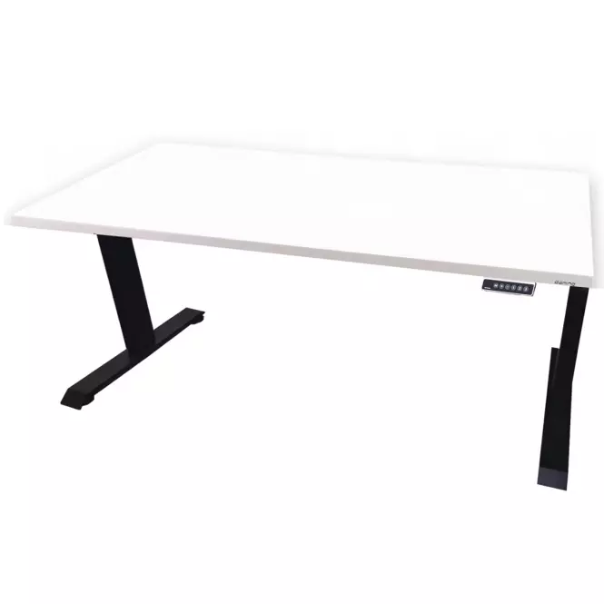 Biurko Gamingowe Top Elektr. Białe 160x80x3.6 Model 0