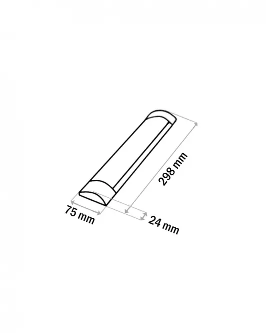 Oprawa Batten Led Biała 9W Q-30b,4