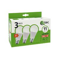 Żarówka Led Qtec 11W A60 E27 4200K 3pack