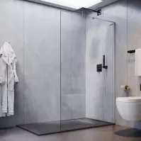 Ścianka Walk-In Pik 120x195 chrom