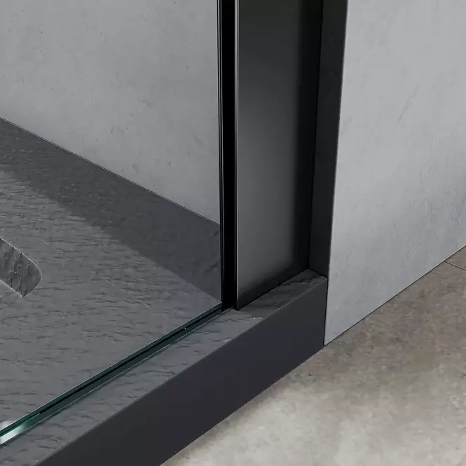 Ścianka Walk-In Pik 100x195 black