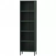Regał Metalowy Wysoki Mario Modern Bottle Green