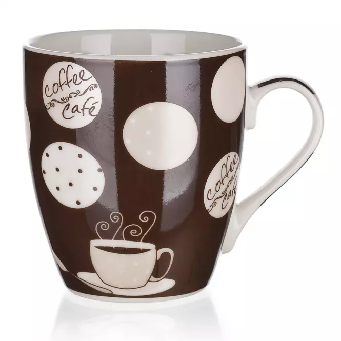 Kubek ceramiczny Cappuccino 240 ml brązowy 60223075