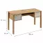 Biurko Indygo B2S dąb wotan-beige,2