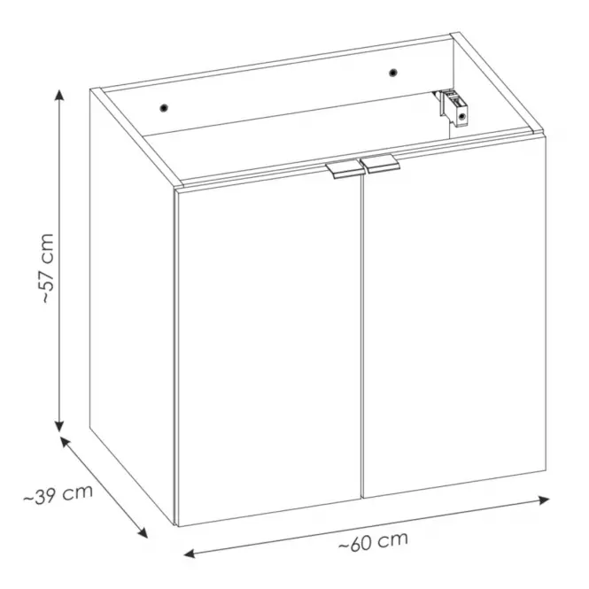 Szafka Nova Oak 60 drzwi