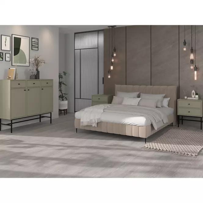 Stolik Nocny Tokyo 3 2S eucaliptus 801