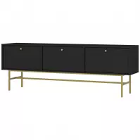 Szafka RTV Tokyo 3 3K czarny grafit 303