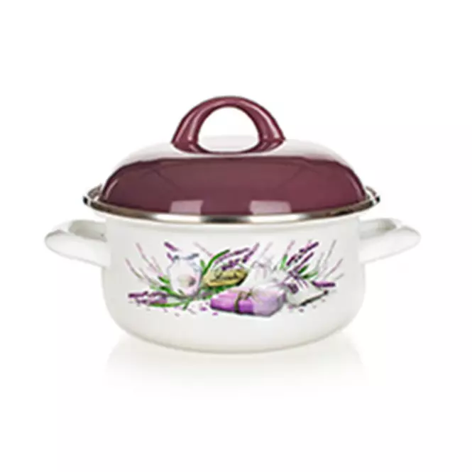  Garnek Emal. 16cm Lavender 13sm116cllk