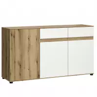 Komoda Camino 3D2S CMNK 02 dąb evoke+biały platynowy