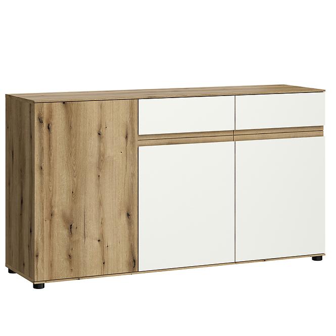 Komoda Camino 3D2S CMNK 02 dąb evoke+biały platynowy