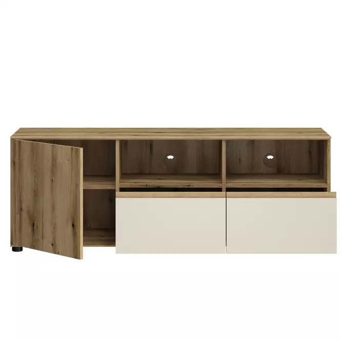 Szafka RTV Camino 1D2S CMNF 01 dąb evoke+cashmere