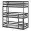 Łóżko Piętrowe Ted 90x200 graphite