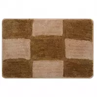 Dywanik łazienkowy 50x80cm Taupe Cegiełki
