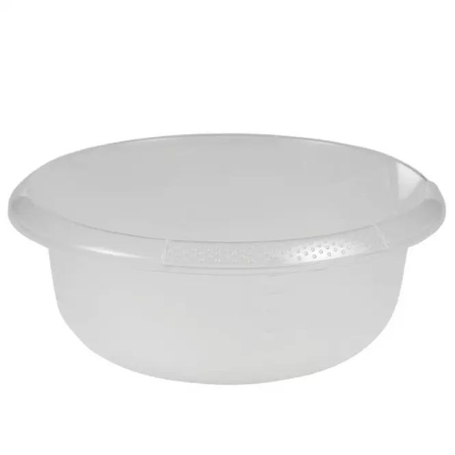 Miska okrągła z wylewką Natural transpa. 28x11 3.5l 001
