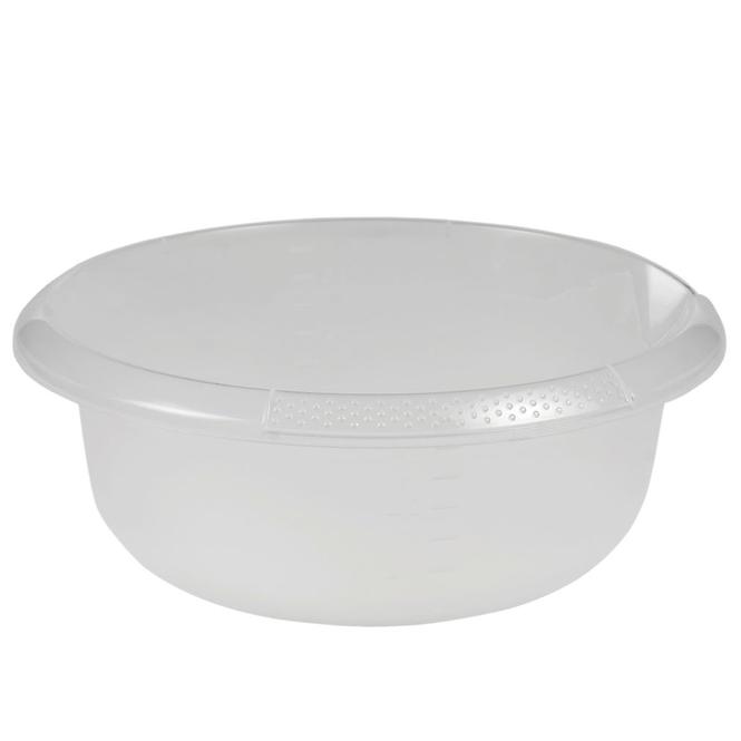 Miska okrągła z wylewką Natural transpa. 28x11 3.5l 001