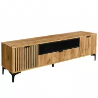 Stolik RTV Margo 2D1S craft złoty Stolik RTV Margo 2D1S craft złoty