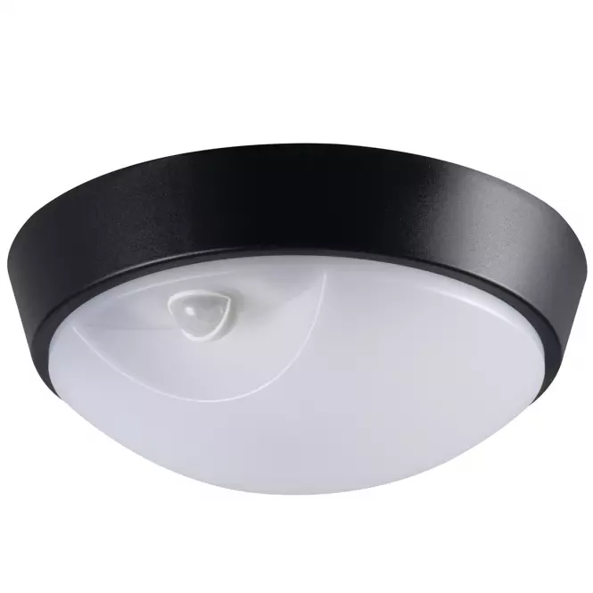 Plafon CHIR LED 14W 66306 Z CZUJNIKIEM RUCHU BLACK IP65 PL1