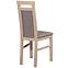 Zestaw stół i krzesła Kobe 1+6 ST28 140/80+40L d.sonoma W74 tap.A4,6