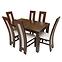 Zestaw stół i krzesła Carmen 1+6 ST408 KR362 BR2478 bergen1