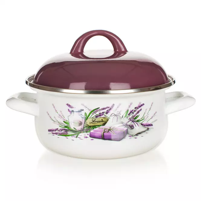Garnek Emal. 22cm Lavender 13sm122cllk