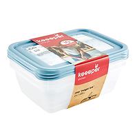 Zestaw 3 poj. Prosto.  Z etykietą blue 20.5x15.5x6.5 1.25l