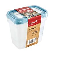 Zestaw 3 poj. Prosto.z etykietą blue 15.5x10.5x11.5 1l 680