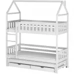 Łóżko Domek Iga 80x160 white