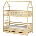 Łóżko Domek Iga 80x160 pine