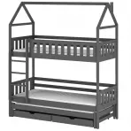 Łóżko Domek Iga 80x160 graphite