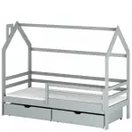 Łóżko Domek Lila 80x160 grey