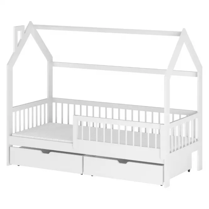 Łóżko Domek Oskar 80x160 white