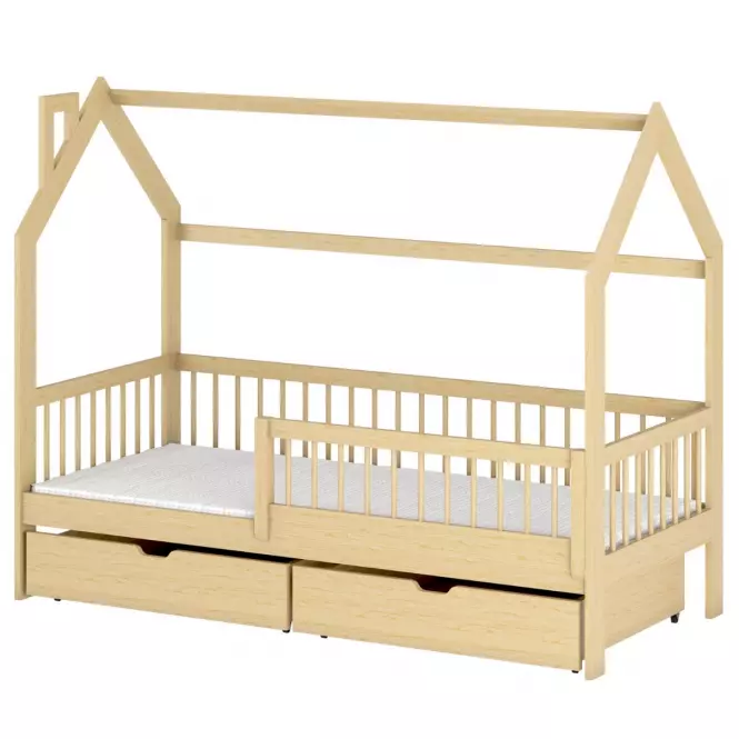 Łóżko Domek Oskar 80x160 pine