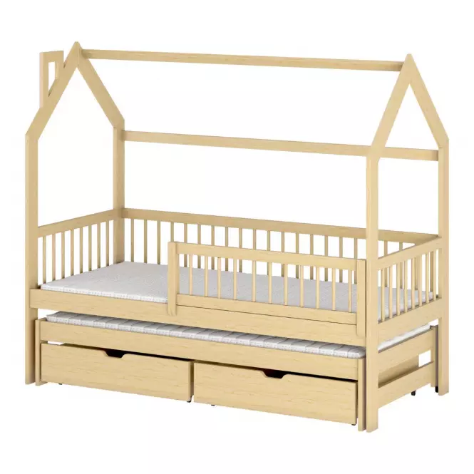 Łóżko Domek Papi 90x200 pine
